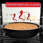Moule A Gateau - Patisserie TEFAL Jungle Moule a cake 26 cm. Antiadhesif. Demoulage parfait. Diffusion homogene de la chaleur. Fabrique en France J5747202