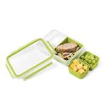 Boites De Conservation - Boites Hermetiques TEFAL Masterseal To Go Lunch Box. Boite a dejeuner 1.2 L. 3 compartiments. 100 hermetique. Sans BPA. Garantie 30 ans K3100412