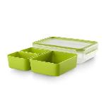 Boites De Conservation - Boites Hermetiques TEFAL Masterseal To Go Lunch Box. Boite a dejeuner 1.2 L. 3 compartiments. 100 hermetique. Sans BPA. Garantie 30 ans K3100412