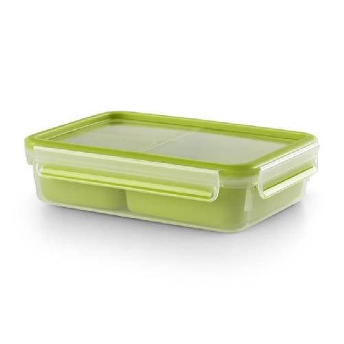 Boites De Conservation - Boites Hermetiques TEFAL Masterseal To Go Lunch Box. Boite a dejeuner 1.2 L. 3 compartiments. 100 hermetique. Sans BPA. Garantie 30 ans K3100412