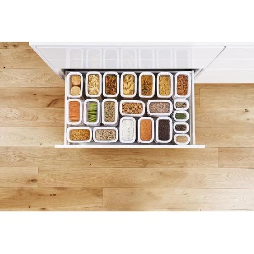 Boites De Conservation - Boites Hermetiques TEFAL Optima 5 boites de conservation alimentaire pour aliments secs. 100 hermetique. 100 hygienique. Sans BPA N1142810