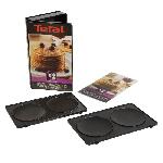 TEFAL - Snack Collection - Lot de 2 Plaques Pancakes - Noir - Compatible Lave-vaisselle