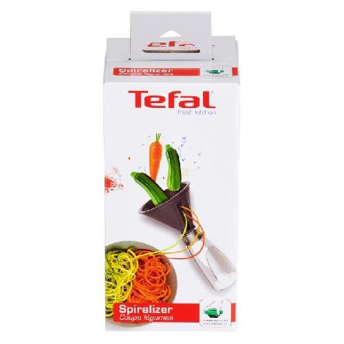 Mandoline - Eminceur - Coupe-aliment TEFAL Spiraliseur Fresh Kitchen - Gris et vert
