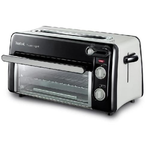 Grille-pain - Toaster TEFAL Toast N Grill Grille-pain et mini-four. Acier inoxydable. 6 niveaux de dorage. Température grill jusqu'a 210°C TL600830