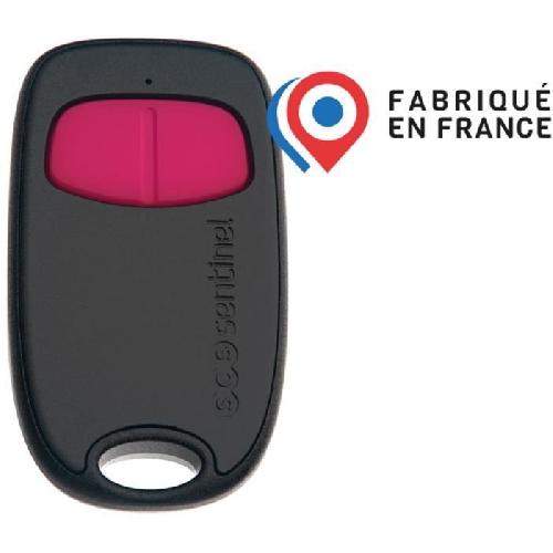 Accessoire Pour Motorisation De Portail Télécommande 2 canaux - SCS SENTINEL - SimplyControl - Fuchsia. portée 40m. fréquence 433.92 MHz. pile lithium CR2032 incluse