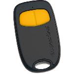 Accessoire Pour Motorisation De Portail Télécommande 2 canaux - SCS SENTINEL - SimplyControl - Jaune. portée 40m. fréquence 433.92 MHz. pile lithium CR2032 incluse