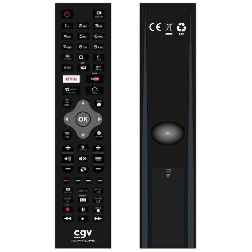 Telecommande Tv - Video - Son Telecommande de remplacement - CGV - FIDELIO Philips - Pour televiseurs Philips - Sans programmation - Prete a l'emploi