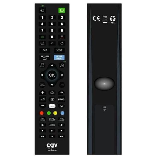 Telecommande Tv - Video - Son Télécommande de remplacement - CGV - FIDELIO Sony - Pour téléviseurs Sony - Sans programmation - Prete a l'emploi