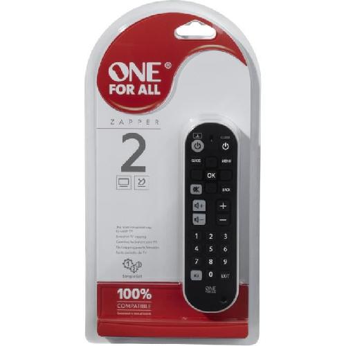 Telecommande Tv - Video - Son Télécommande One For All UNIVERSELLE 3 EN 1 URC 6820 Zaper+