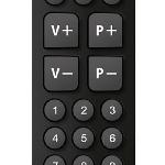 Telecommande Tv - Video - Son Télécommande Universelle - CGV - FIDELIO Easy 5 - Gros boutons - Multi-Marques - Sans programmation