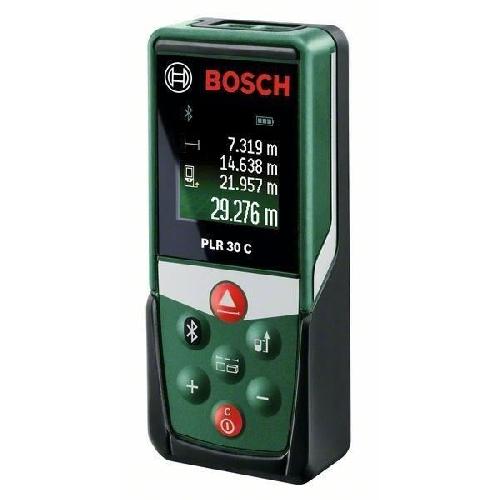 Longueur (telemetre - Laser Mesureur) Telemetre laser Bosch - PLR 30 C -Livre avec housse de protection et 2 x 1.5-V-LR03 -AAA--