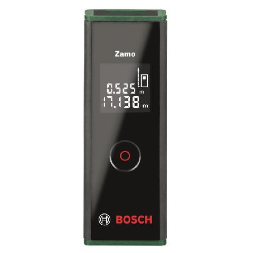 Longueur (telemetre - Laser Mesureur) Telemetre Laser Bosch - Zamo -3e Generation. Portee- jusqu'a 20m. livre avec 2 piles 1.5 V LR03 -AAA- et boite en carton-