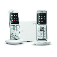 Telephone Fixe - Pack Telephones GIGASET Téléphone Fixe CL 660 Duo Blanc
