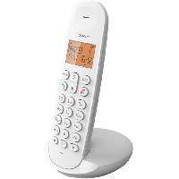 Telephone Fixe - Pack Telephones Téléphone fixe sans fil - LOGICOM - DECT ILOA 150 SOLO - Blanc - Sans répondeur