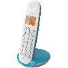 Telephone Fixe - Pack Telephones Téléphone fixe sans fil - LOGICOM - DECT ILOA 150 SOLO - Turquoise - Sans répondeur