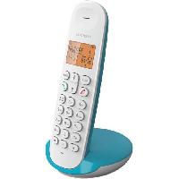 Telephone Fixe - Pack Telephones Téléphone fixe sans fil - LOGICOM - DECT ILOA 150 SOLO - Turquoise - Sans répondeur