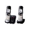 Telephone Fixe - Pack Telephones Téléphone sans fil duo PANASONIC KXTG6822 avec réduction de bruit et blocage sélectif