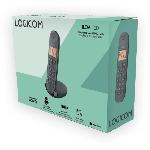 Telephone Fixe - Pack Telephones Telephone fixe sans fil - LOGICOM - DECT ILOA 100 SOLO - Ardoise - Sans repondeur