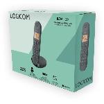 Telephone Fixe - Pack Telephones Téléphone fixe sans fil - LOGICOM - DECT ILOA 150 SOLO - Ardoise - Sans répondeur