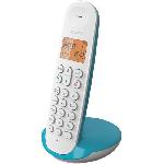 Telephone fixe sans fil - LOGICOM - DECT ILOA 150 SOLO - Turquoise - Sans repondeur