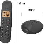 Telephone Fixe - Pack Telephones Téléphone fixe sans fil - LOGICOM - DECT ILOA 255T DUO - Noir - Avec répondeur