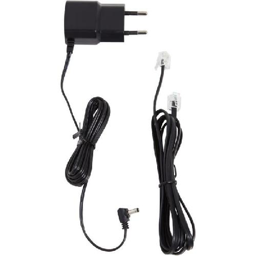 Telephone Fixe - Pack Telephones Telephone sans fil - ALCATEL - F530 Duo - 2 combines. blocage d'appels. mains libres. 2 memoires directes. Blanc-Gris