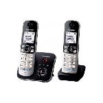 Téléphone sans fil duo PANASONIC KXTG6822 avec réduction de bruit et blocage sélectif