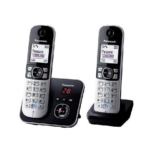 Telephone Fixe - Pack Telephones Téléphone sans fil duo PANASONIC KXTG6822 avec réduction de bruit et blocage sélectif