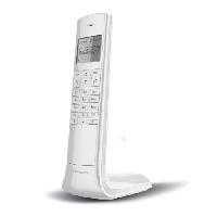 Telephonie Fixe Logicom Luxia 150 Solo Téléphone Sans Fil Sans Répondeur Blanc Gris