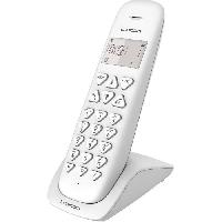 Telephonie Fixe LOGICOM Téléphone sans fil VEGA 155T SOLO Blanc avec répondeur