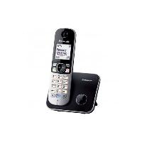 Telephonie Fixe Panasonic KX-TG6811 Solo Téléphone Sans Fil Sans Répondeur Noir