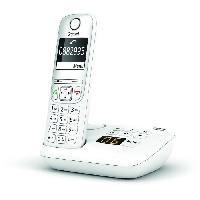 Telephonie Fixe Téléphone Fixe AS690 A Blanc - GIGASET - Sans fil avec répondeur - Mains libres - ID d'appelant