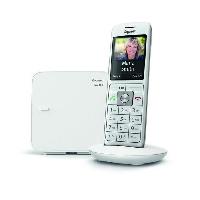 Telephonie Fixe Téléphone Fixe GIGASET CL 660 Blanc - Écran couleur rétroéclairé - Répertoire 400 contacts - Mains libres