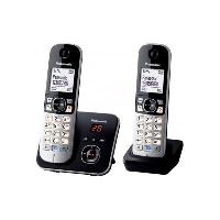 Telephonie Fixe Téléphone sans fil duo PANASONIC KXTG6822 avec réduction de bruit et blocage sélectif