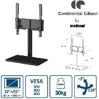 Televiseur Continental Edison Support TV Pied Central (32'' a 55'')