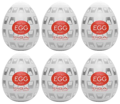 Masturbateurs Tenga Egg Boxy Lot de 6