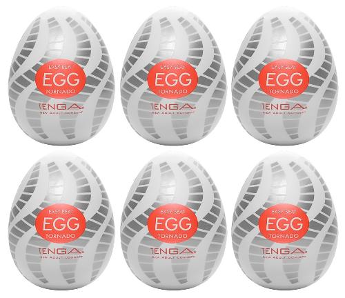 Masturbateurs Tenga Egg Tornado lot de 6