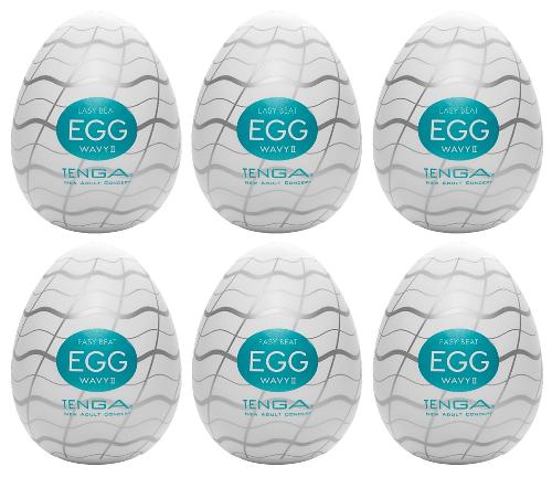 Masturbateurs Tenga Egg Wavy II Pack de 6