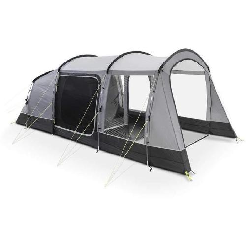 Tente De Camping Tente de camping a arceaux - 4 places - KAMPA - Hayling 4 - Gris et noir