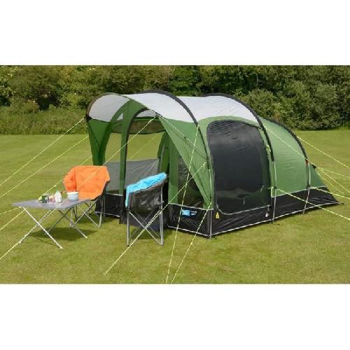 Tente De Camping Tente de camping gonflable - KAMPA - Brean 3 AIR - 3 places - Vert et noir