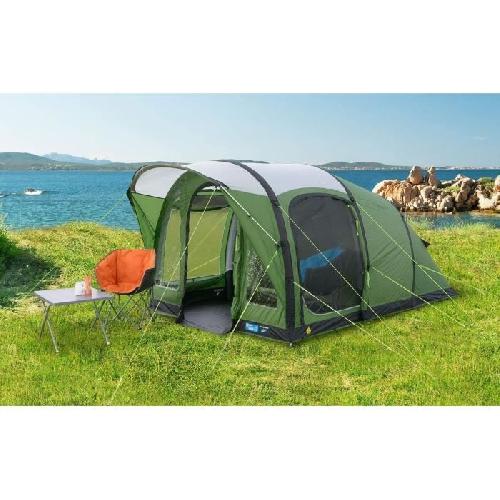 Tente De Camping Tente de camping gonflable - KAMPA - Brean 3 AIR - 3 places - Vert et noir