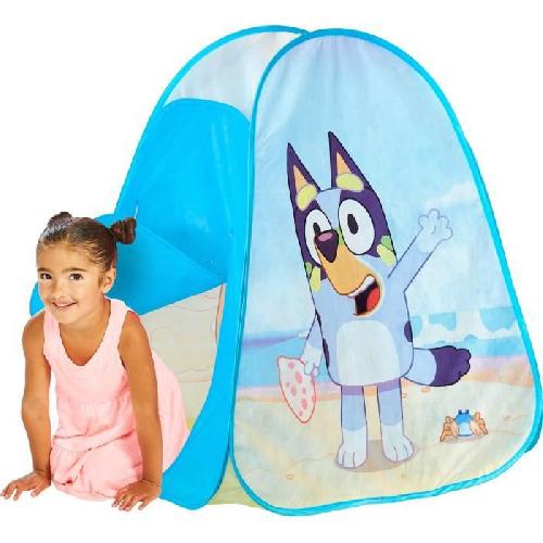 Tente Activite - Tunnel Activite Tente de jeu pop-up - MOOSE TOYS - Bluey - Pour enfants de 2 ans et plus - Montage facile