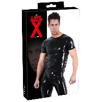 Tenues Tee Shirt en Latex - S - epaisseur 0.4mm - Noir