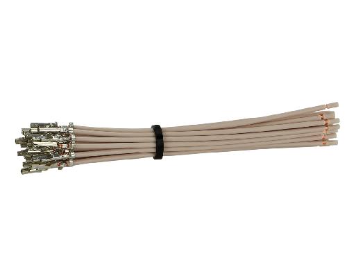 Fiche ISO Universelles Terminal de connexion Molex Mini Fit -f- avec cable de 10 cm blanc