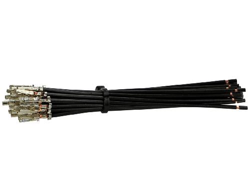 Fiche ISO Universelles Terminal de Prise Molex Mini Fit -f- avec Cable de 10 cm Noir