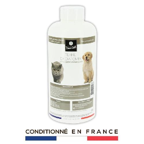 Antiparasitaire - Pipette - Lotion - Collier - Pince - Spray -shampoing - Crochet Tique Terre de diatomee chiens chats furets - Poudrier 250g