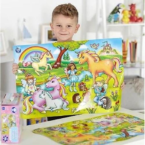 Jeu D'apprentissage Tes amies les licornes - Puzzle - ORCHARD - 50 p