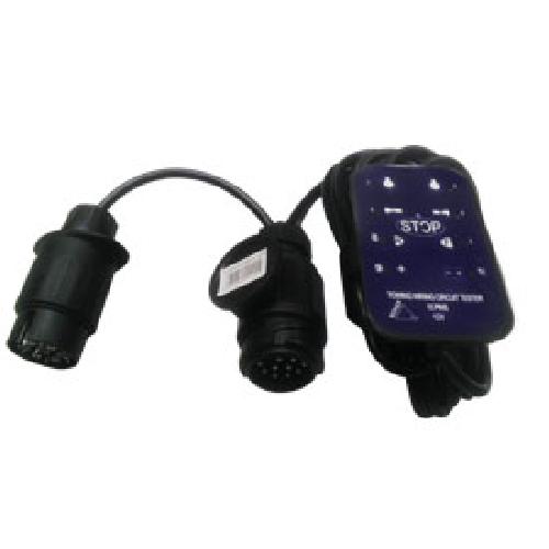 Connectique Remorque Testeur faisceau attelage LED 7 - 13 broches