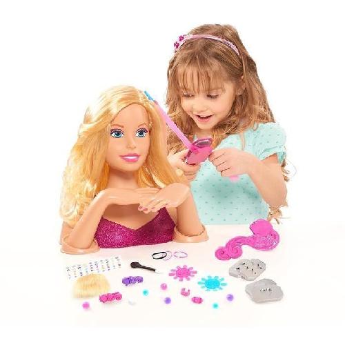 Tete A Coiffer Tete a coiffer Barbie - Giochi Preziosi - 38 cm - Rose - Jouet de coiffure