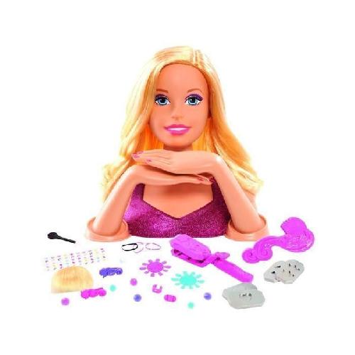 Tete A Coiffer Tete a coiffer Barbie - Giochi Preziosi - 38 cm - Rose - Jouet de coiffure